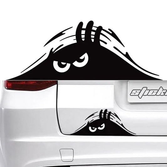 Sand Monster Peeking Car Sticker